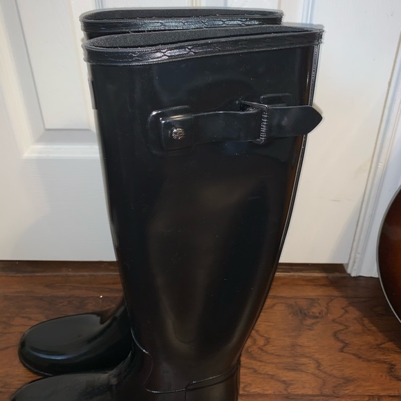 Hunter Women's Original Tall Gloss Rain Boots - Picture 7 of 7